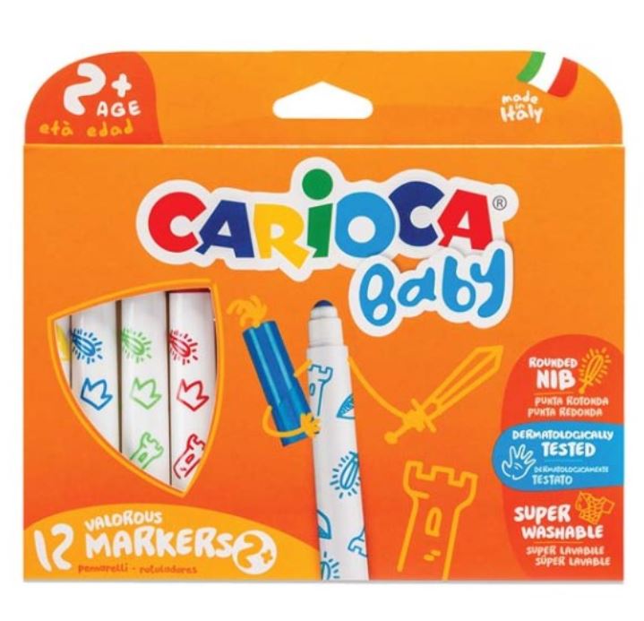 Pennarelli Carioca Baby 12 colori
