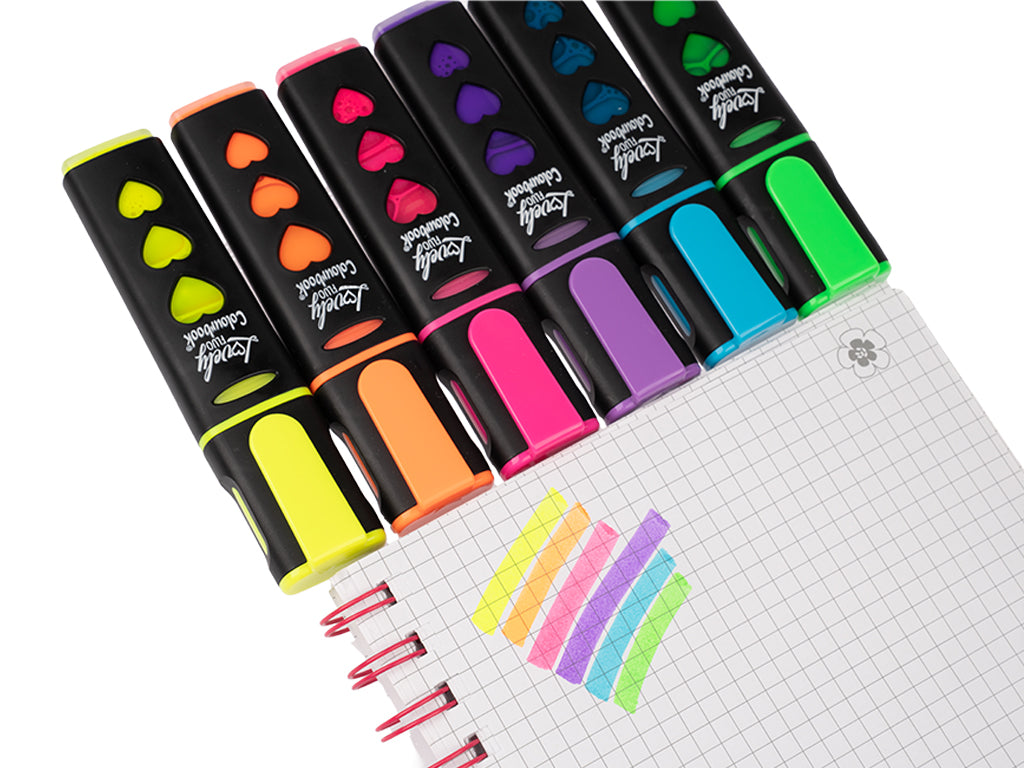Evidenziatori Lovely Fluo 6 Colori Liquidi