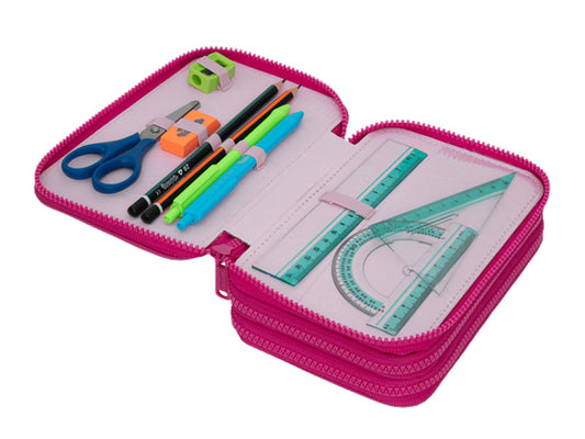 Astuccio Hello Kitty Pink Rosa Zip Organizer
