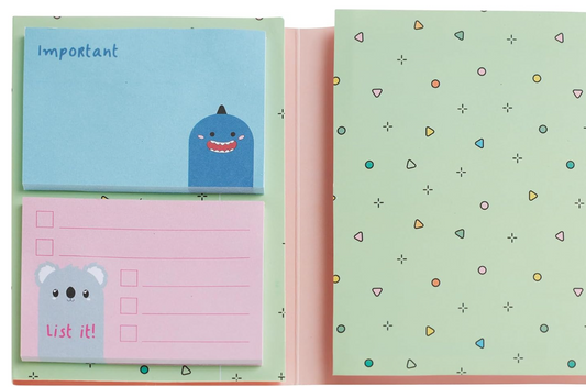 Set di note adesive unicorno