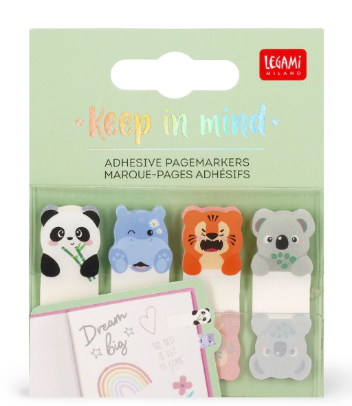Segnapagina Adesivi Cute Animals - Keep in Mind