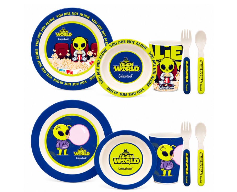 Set Pappa Alieno 5 pezzi - Colourbook