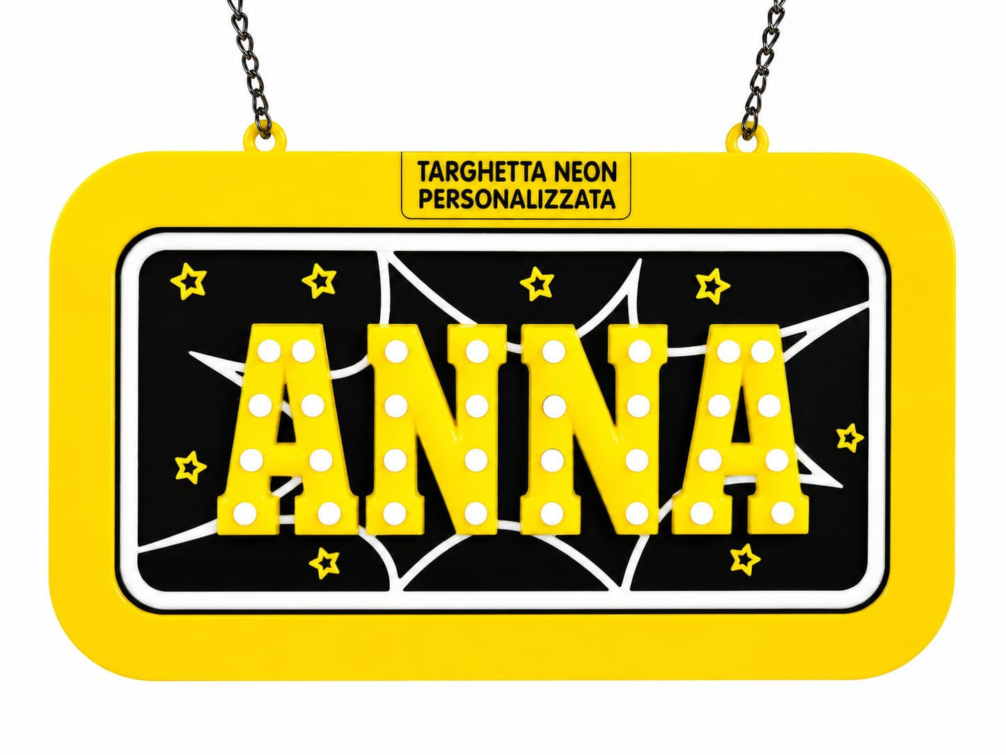 Targa personalizzata con nome