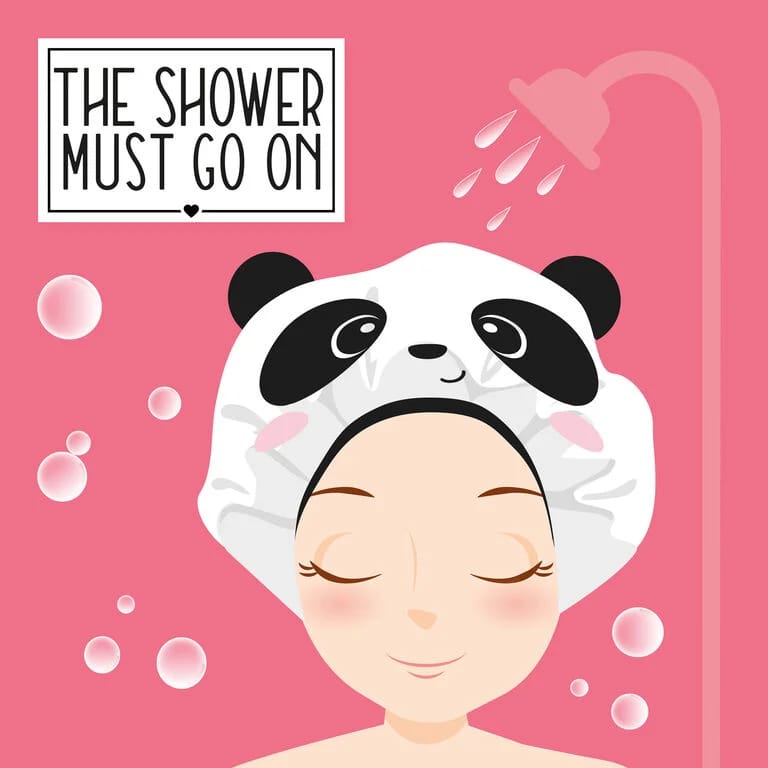 Cuffia da Doccia Panda - The Shower Must Go On
