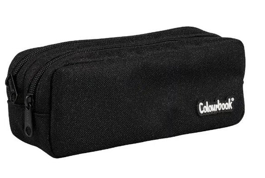 Astuccio 2 zip Glitter - Colourbook