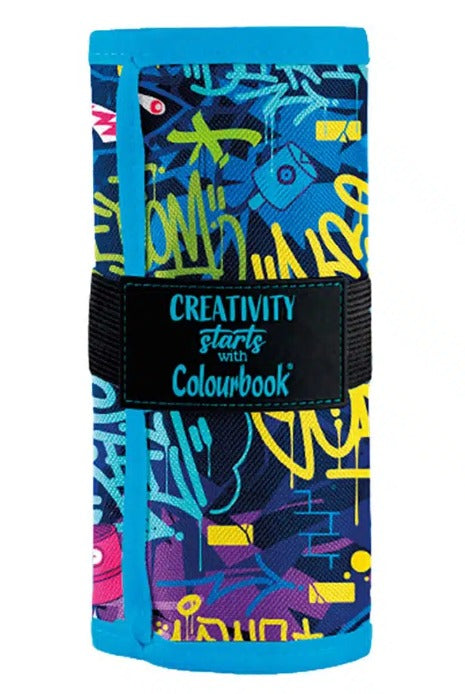 Rotolo portapastelli Urban Wave – 24 matite colorate