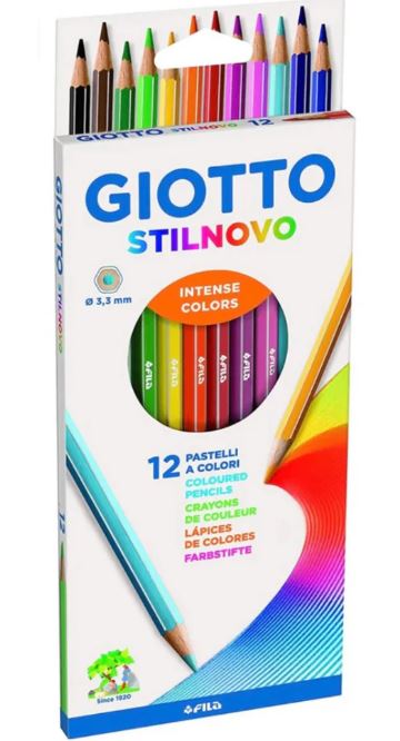 Pastelli Giotto Stilnovo 12 colori
