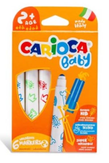 Pennarelli Carioca Baby 6 colori
