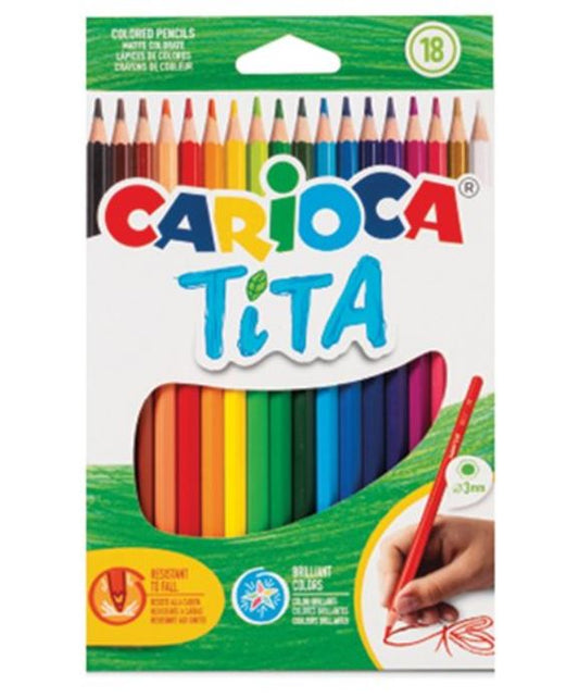 Pastelli 18 colori Carioca