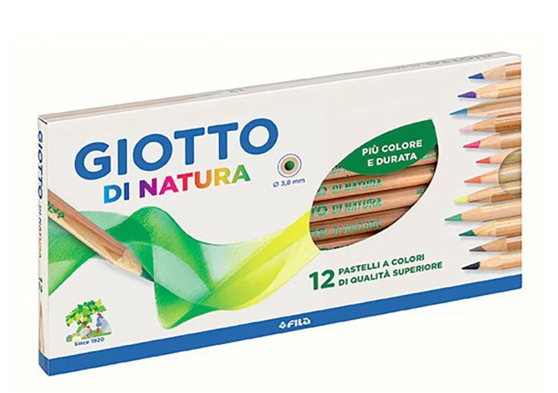 Pastelli Giotti di Natura 12 colori