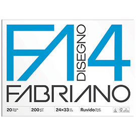 FABRIANO Album Da Disegno Fogli Staccati F4 24X33