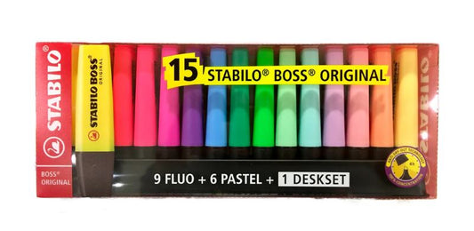 Desk set Evidenziatore STABILO BOSS 15