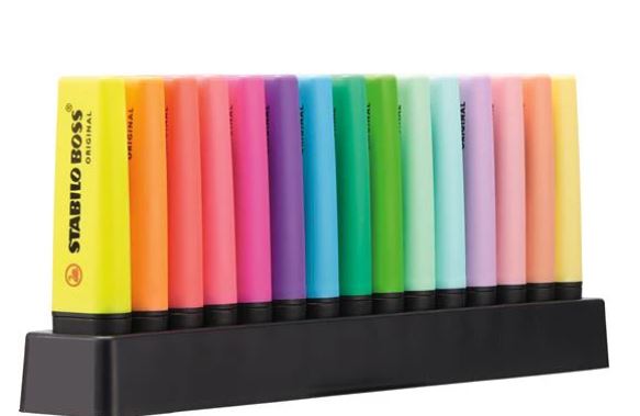 Desk set Evidenziatore STABILO BOSS 15