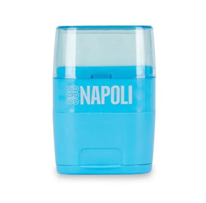 Temperamatite 2 fori con gomma e serbatoio SSC Napoli