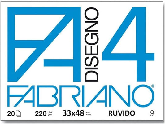 Fabriano F4  - Album da Disegno -  Formato 33 x 48 cm
