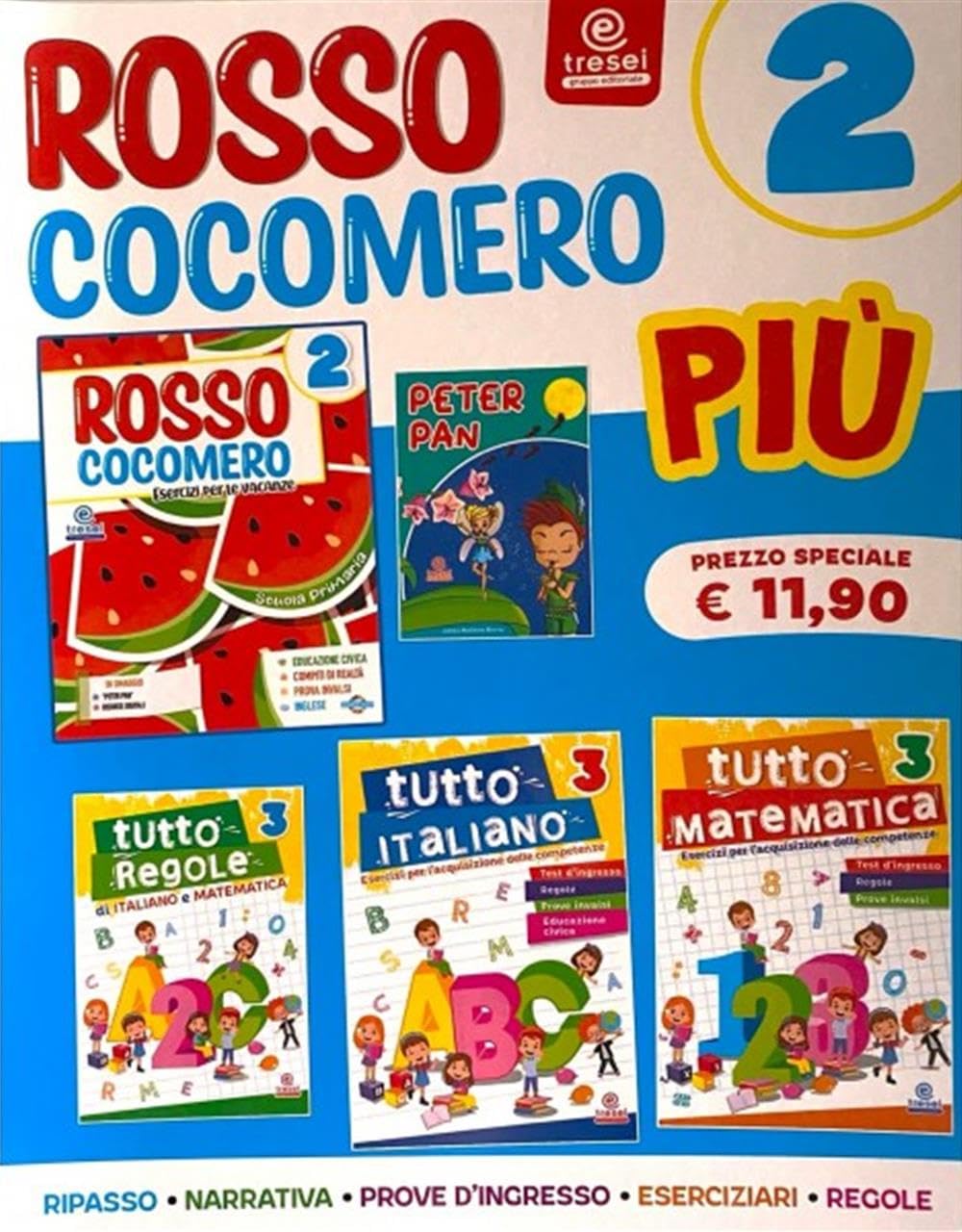 Libro per le vacanze -  Rosso Cocomero più 2