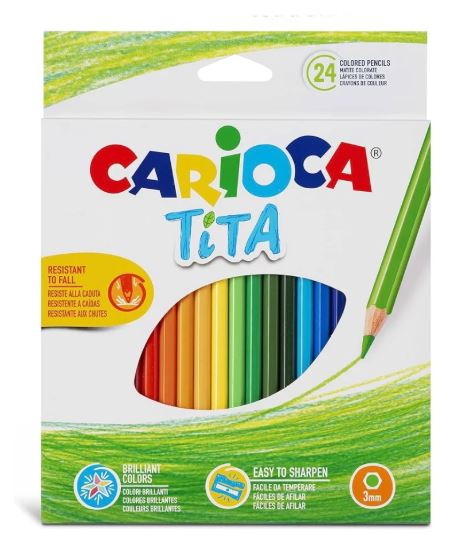 Pastelli 24 colori Carioca