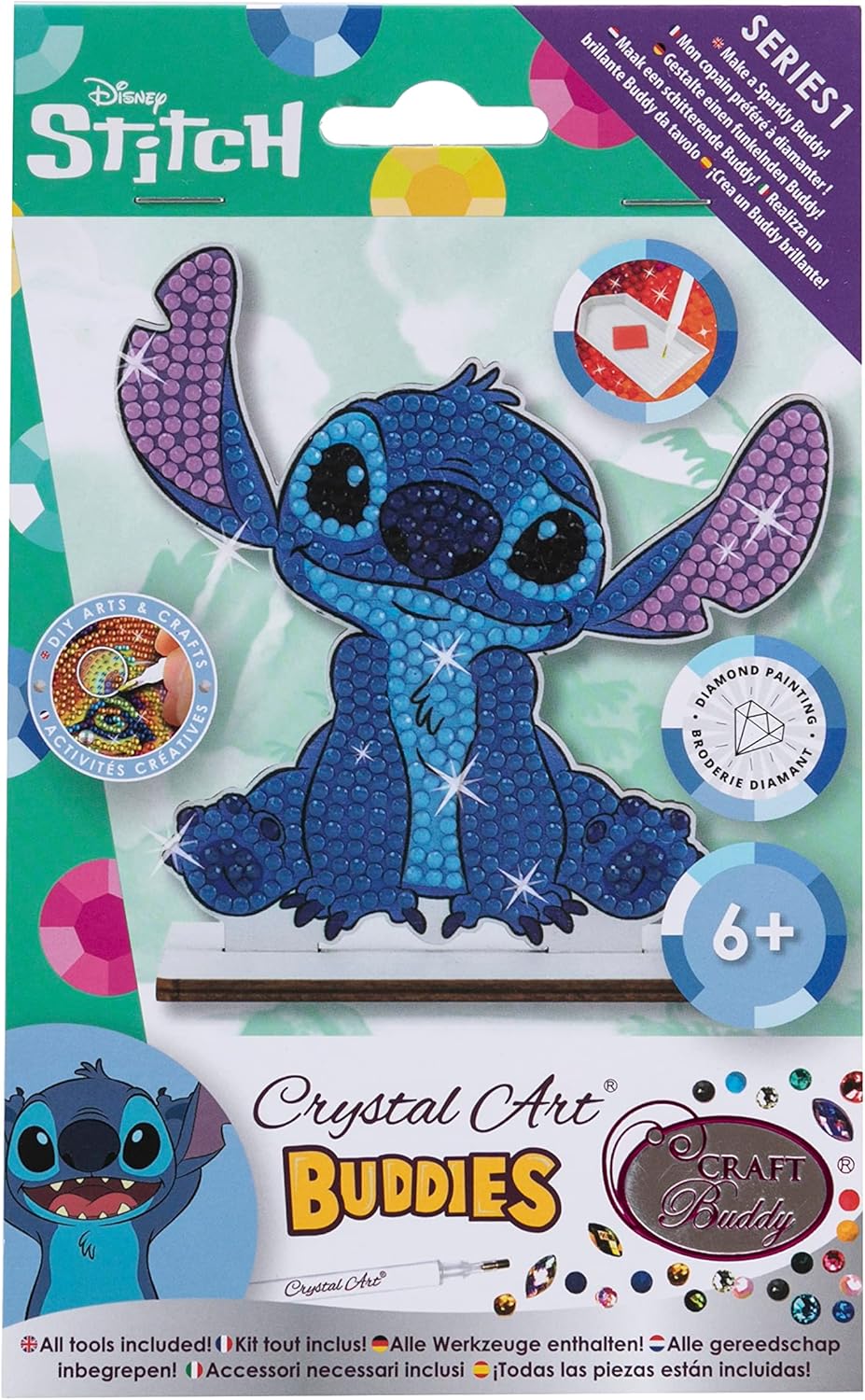 CRYSTAL ART Buddies - il Kit Diamond Painting Originale