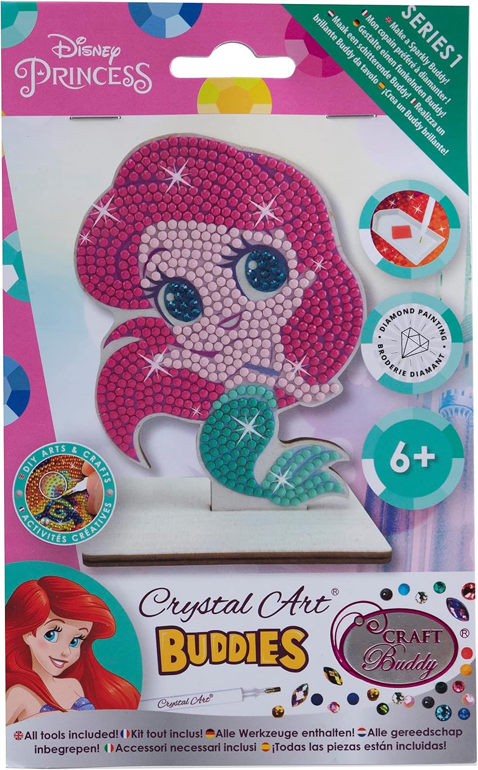 CRYSTAL ART Buddies - il Kit Diamond Painting Originale