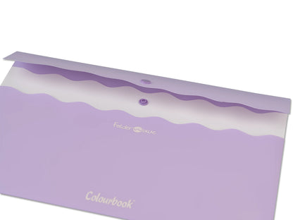 Portadocumenti A4 con bottone – Folder Wave