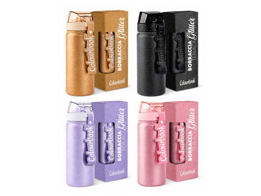 Borraccia Termica Glitter Colourbook 550 ml
