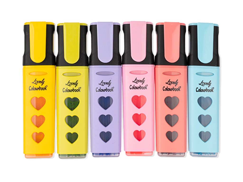 Evidenziatori Lovely Pastel 6 Colori Liquidi