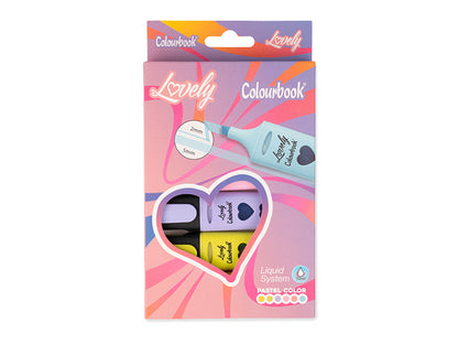 Evidenziatori Lovely Pastel 6 Colori Liquidi