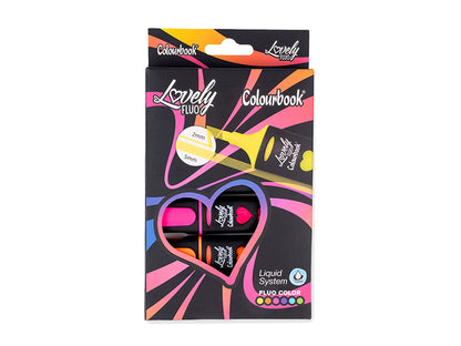 Evidenziatori Lovely Fluo 6 Colori Liquidi