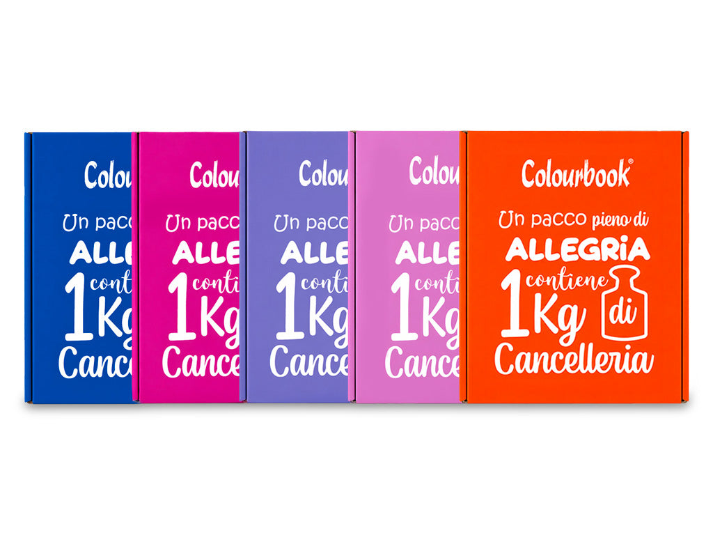 Box sorpresa 1kg cancelleria assortita