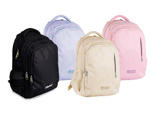Zaino Scuola Glitter Colourbook 30L Tecnico