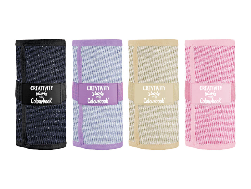 Rotolo 24 Pastelli Creativity Glitter