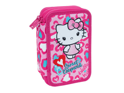 Astuccio Hello Kitty Pink Rosa Zip Organizer