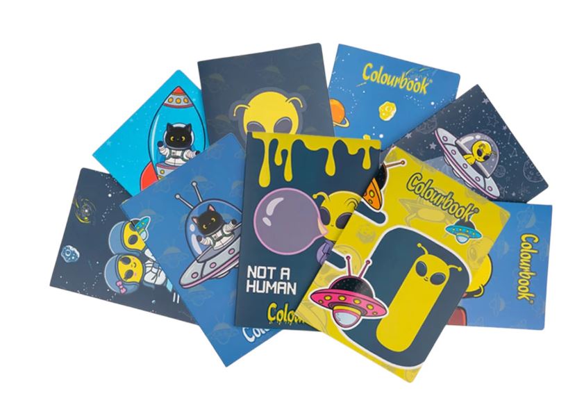 Set da 3 Quadernoni Alieno - Colourbook
