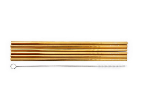 Set di 6 Cannucce in Acciao Inox - Standard