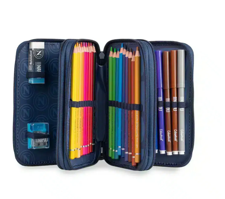 Astuccio SSC NAPOLI 3 Zip  - Colourbook
