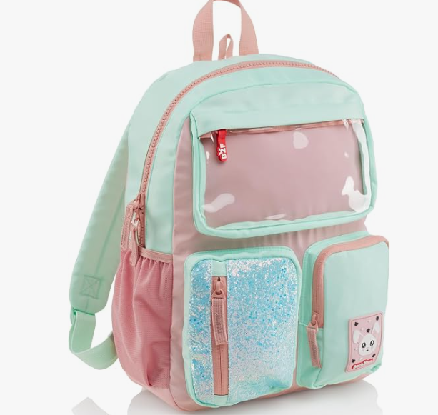Zaino Tasca 3 Comp. Rosa