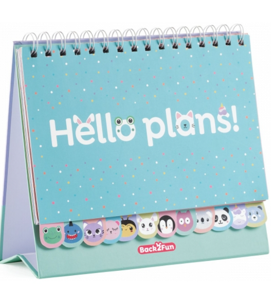 Desk Weekly Planner Mr Hello Plans