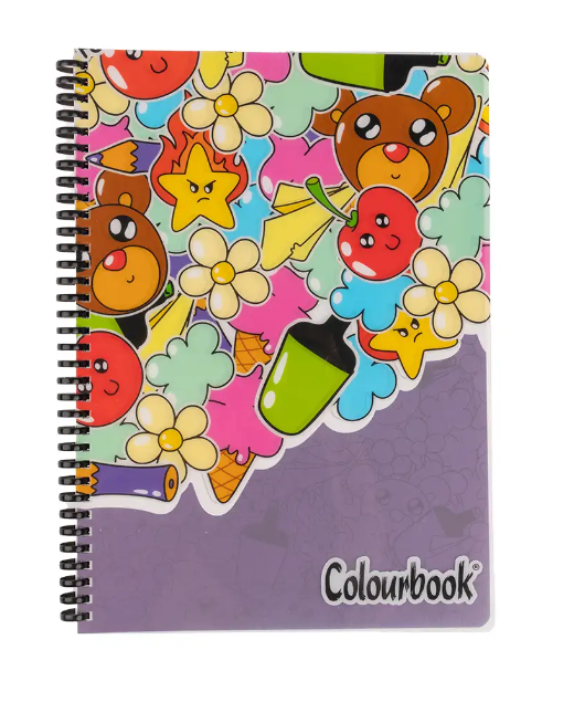Quaderno A4 Gianpiero x Colourbook – Rilegatura con spirale morbida