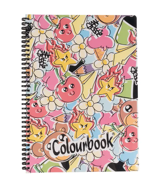 Quaderno A4 Gianpiero x Colourbook – Rilegatura con spirale morbida