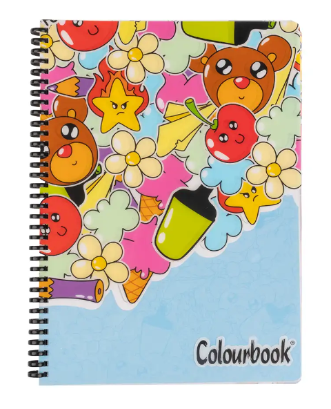 Quaderno A4 Gianpiero x Colourbook – Rilegatura con spirale morbida