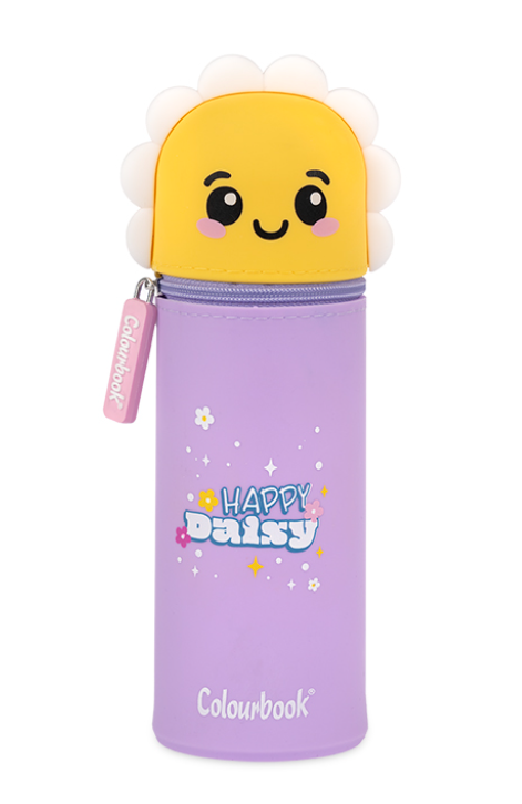 Astuccio Goommy Daisy Silicone 6,5x18 cm con Zip