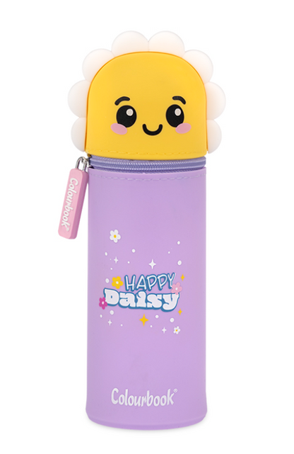 Astuccio Goommy Daisy Silicone 6,5x18 cm con Zip