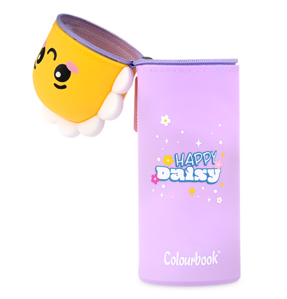 Astuccio Goommy Daisy Silicone 6,5x18 cm con Zip