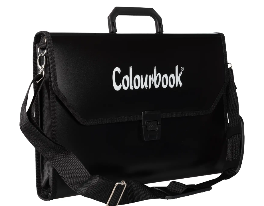 Valigetta scuola con tracolla 28x39cm – Nero
