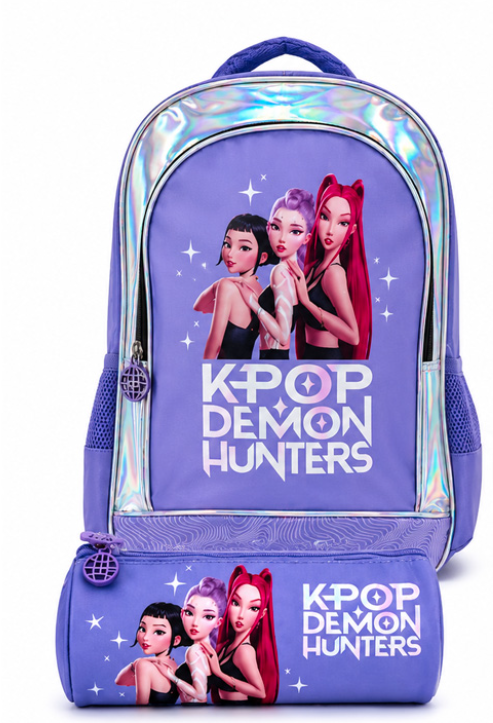 Zaino e Astuccio K-Pop Huntrix Demon Hunters