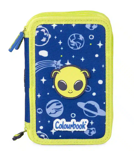 Astuccio 3 zip Alien World