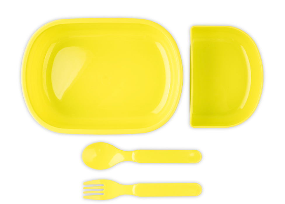 Portamerenda Alien World con separatore e posate – BPA Free