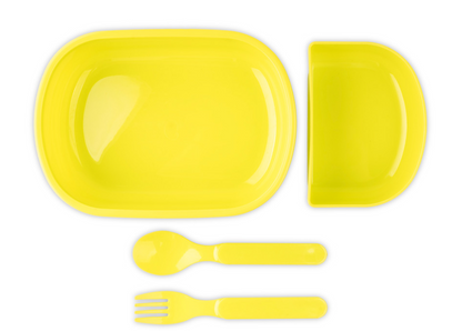 Portamerenda Alien World con separatore e posate – BPA Free