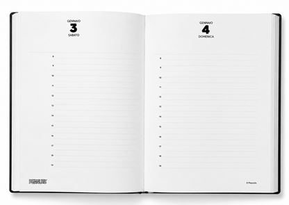 Agenda Giornaliera 2027 Peanuts Colourbook 14,8x21 cm Copertina Rigida 12 Mesi
