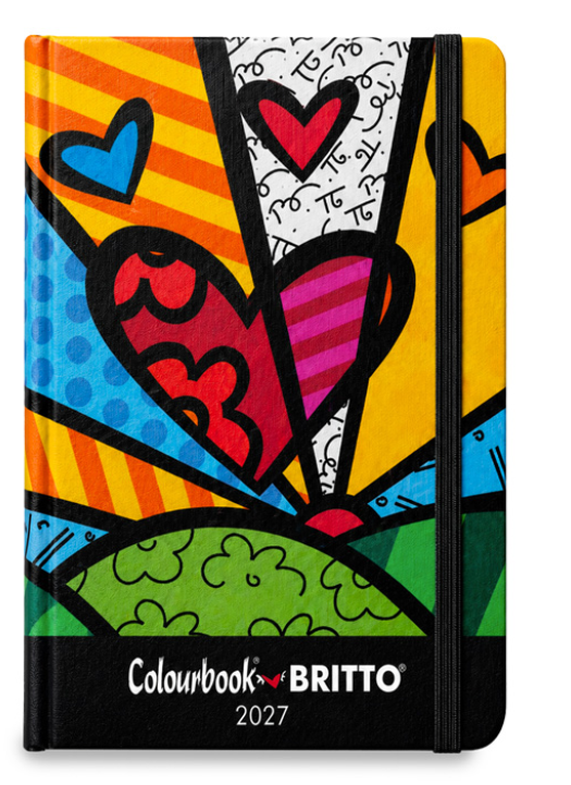 Agenda Giornaliera 2027 Romero Britto 14,8x21 cm